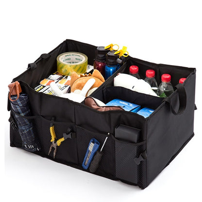 Foldable Multifunctional Large Capacity Car Trunk Organizer | Eco Friendly, Durable, Collapsible Cargo Storage Box | 53.00 cm x 39.00 cm x 26.50 cm