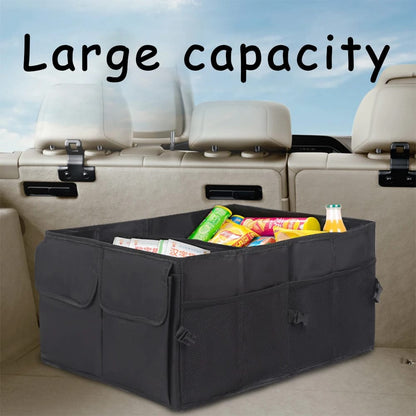 Foldable Multifunctional Large Capacity Car Trunk Organizer | Eco Friendly, Durable, Collapsible Cargo Storage Box | 53.00 cm x 39.00 cm x 26.50 cm