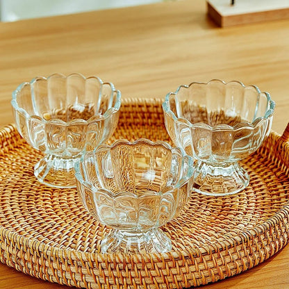 2 Piece Transparent Clear Cocktail Glass Dessert Cup Set | Perfect For Serving Cocktails, Mousse, Sorbet, Or Other Desserts At Parties, Gatherings, Everyday Use