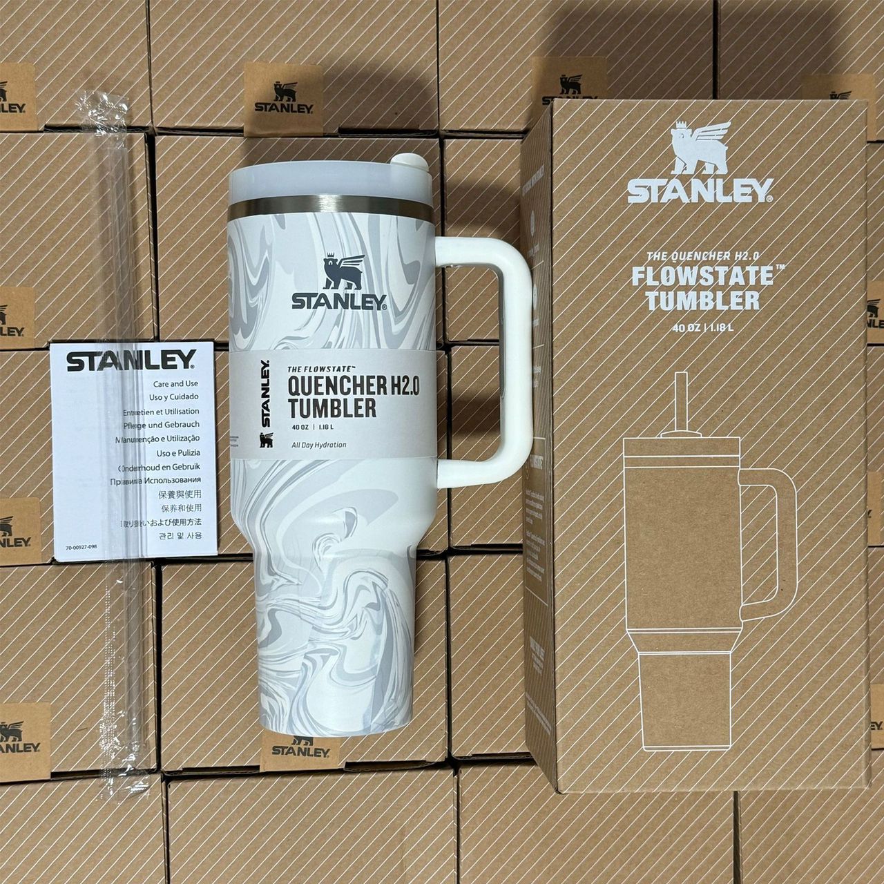 Original Insulated Stanley Mugs | 1.2L Vacuum Insulated Stainless Steel Mug | Keeps Drinks Hot & Cold | Leak Proof | Available in Multiple Colors