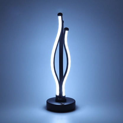 Luminous Decorative LED Table Lamp | USB Powered Warm White & White Light