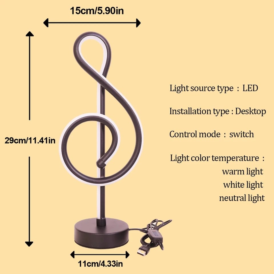 Rechargeable Spiral LED Table Lamp | USB Powered with Warm White & Cool Light | Modern Lighting for Home, Bedroom & Restaurant