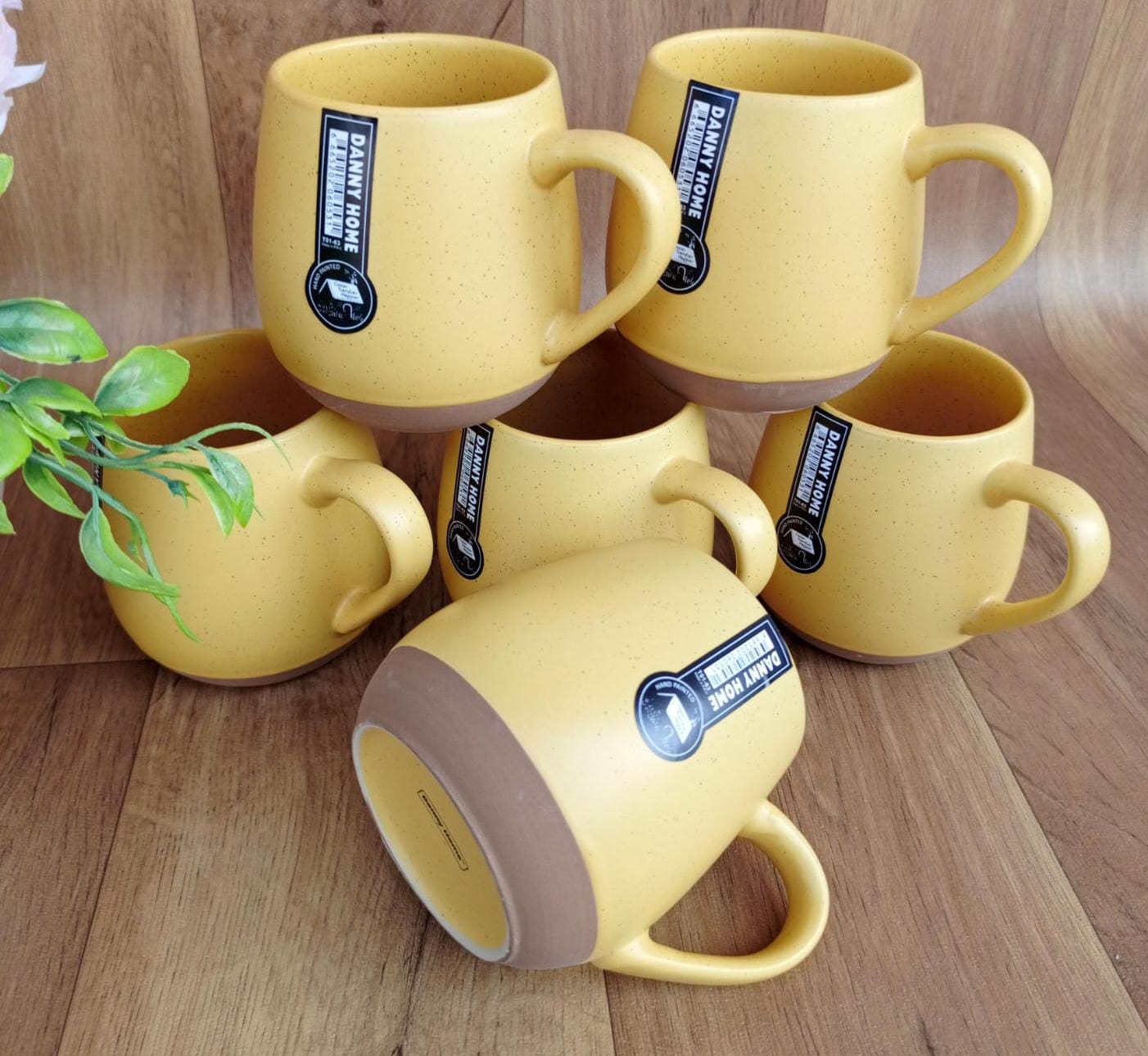 High Quality Classy Mugs | Set of 6 Cups | Perfect For Serving Coffee, Tea, Or Other Hot Drinks