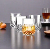 Thickened Crystal Short Beer & Whiskey Glasses | European Beer Cups | Set of 6 | 210ml