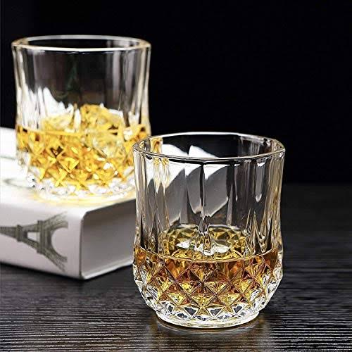 Thickened Crystal Short Beer & Whiskey Glasses | European Beer Cups | Set of 6 | 210ml