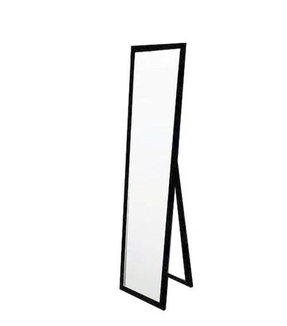 Full Length Standing Dressing Mirror  Heavy Duty | White & Black | 130x38.5cm