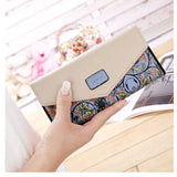 Luxury Women’s PU Leather Wallet | Multifunctional Zipper Coin Purse | Simple Colors | Thin Clutch Money Bag | Phone Bag