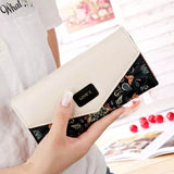 Luxury Women’s PU Leather Wallet | Multifunctional Zipper Coin Purse | Simple Colors | Thin Clutch Money Bag | Phone Bag