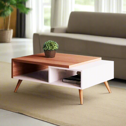 Brazil's High Quality Overlapping Top Marche Coffee Table | Ideal For Living Rooms, Lounges, & Sitting Areas