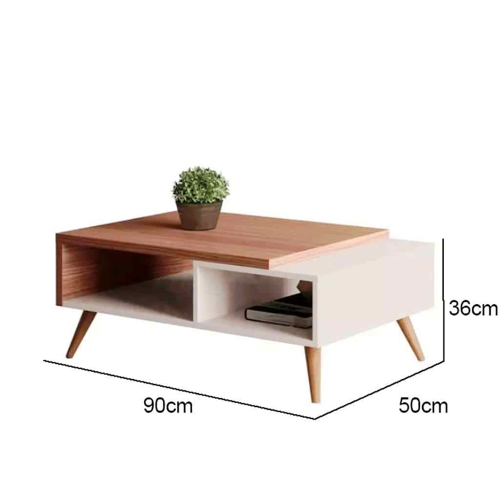 Brazil's High Quality Overlapping Top Marche Coffee Table | Ideal For Living Rooms, Lounges, & Sitting Areas