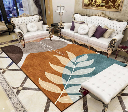 HD Luxurious Living Room Carpets | 7x10 ft | High Definition Design | Ideal For Living Rooms, Bedrooms, Or Office Spaces