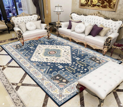 HD Luxurious Living Room Carpets | 7x10 ft | High Definition Design | Ideal For Living Rooms, Bedrooms, Or Office Spaces