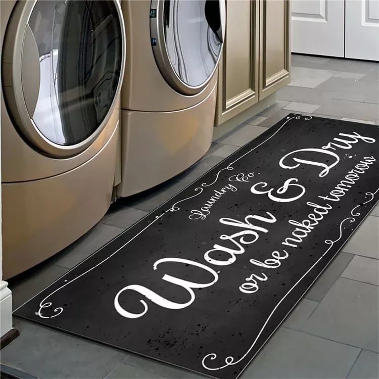 Laundry Area Nordic Mats | Large 120x80 cm | Stylish and Durable