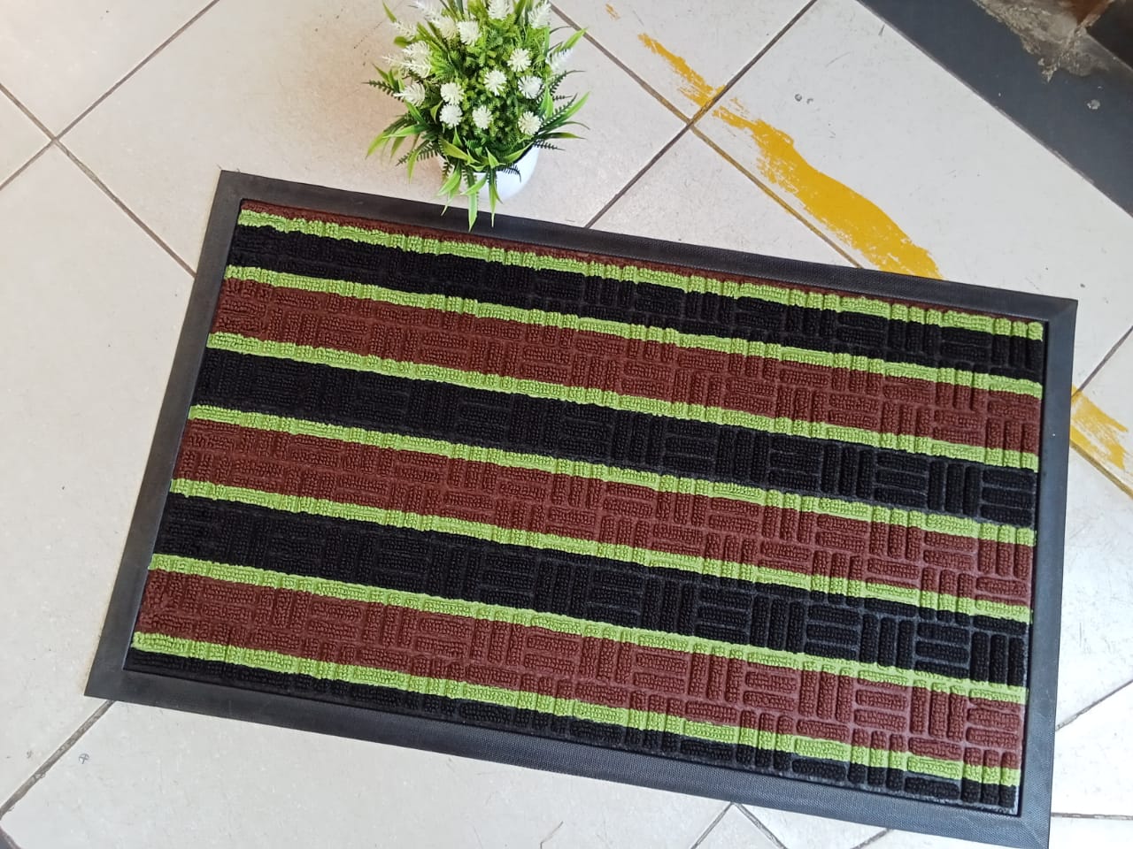 Absorbent Indoor/Outdoor Door Mats | Size 50*80 cm | Durable & Stylish Entrance Mat