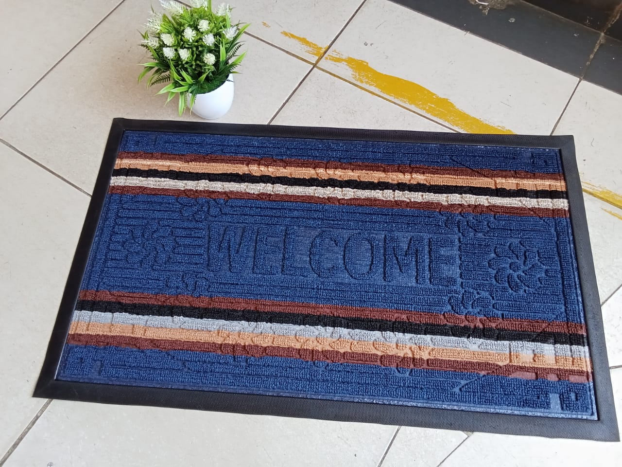 Absorbent Indoor/Outdoor Door Mats | Size 50*80 cm | Durable & Stylish Entrance Mat