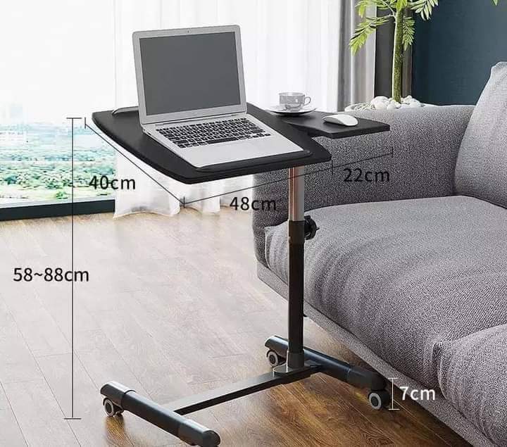 Heavy Gauge Foldable   Adjustable Height Computer Desk | Space Saving Design | Durable  Portable Workstation