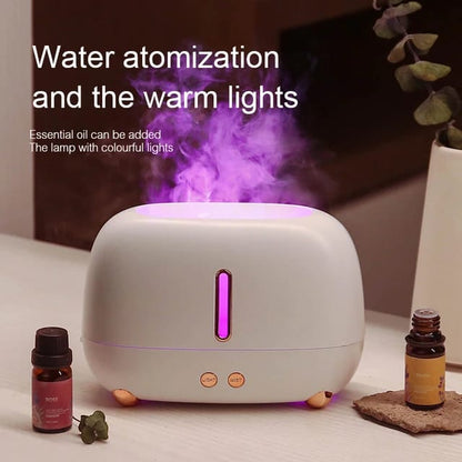 250ml Portable Colorful Cool Mist USB LED Room Fire Flame Humidifier | Aroma Essential Oil Diffuser