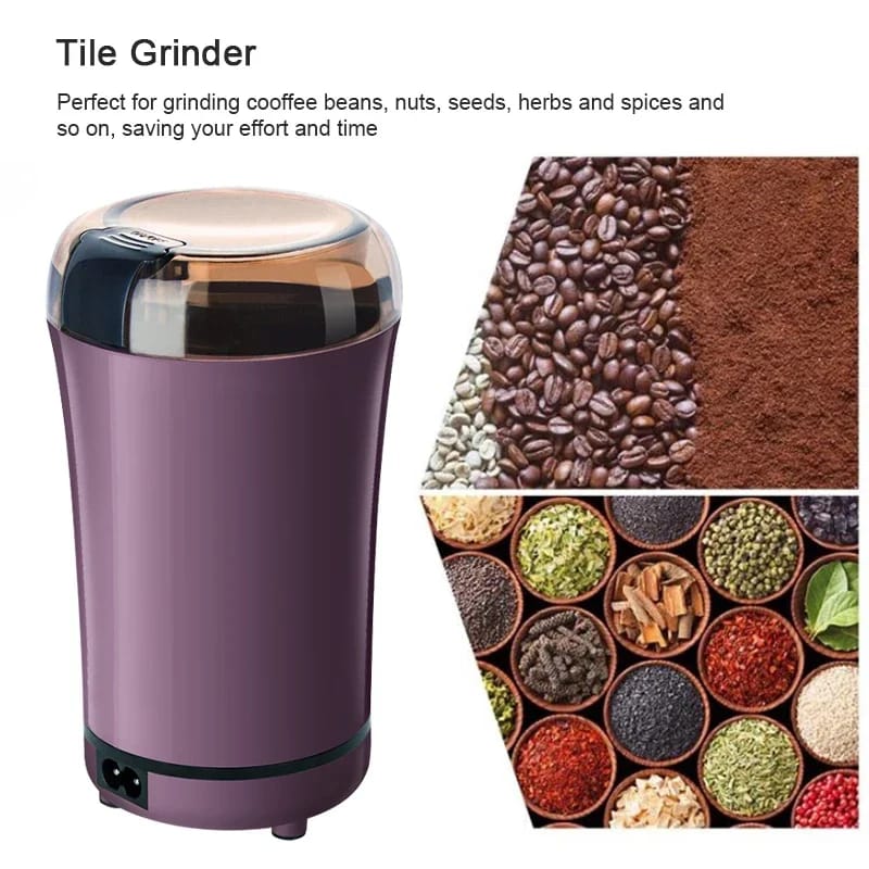 Ceramic 100ml Electric Fine Grinder Machine | Stainless Steel & PP Plastic | Versatile Spice Grinder