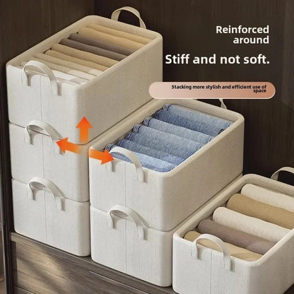 Foldable Multipurpose Organizer | Sturdy Soft Handles | 47 x 28 x 20cm | Washable & Space-Saving