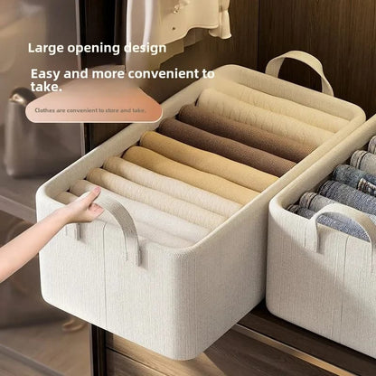 Foldable Multipurpose Organizer | Sturdy Soft Handles | 47 x 28 x 20cm | Washable & Space-Saving