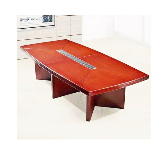 2.4m Wooden Elegant and Stylish Boardroom Table | Modern Conference Room Table