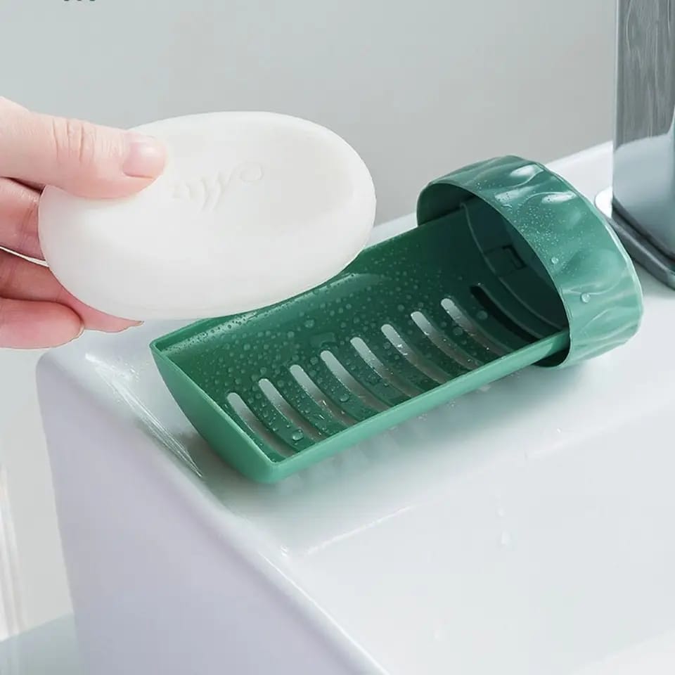 Transparent Travelling Soap Dish Container | Easy Drainage & Impact Resistant |  Perfect for use in Travel, Gym, or Camping