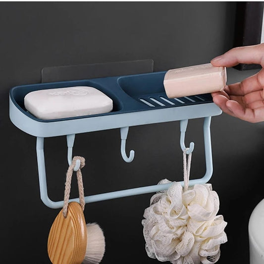 Double Walled Soap Holder with Hooks | Lead Free &  Eco-Friendly | Ideal for use in bathrooms, kitchens, or even laundry rooms.