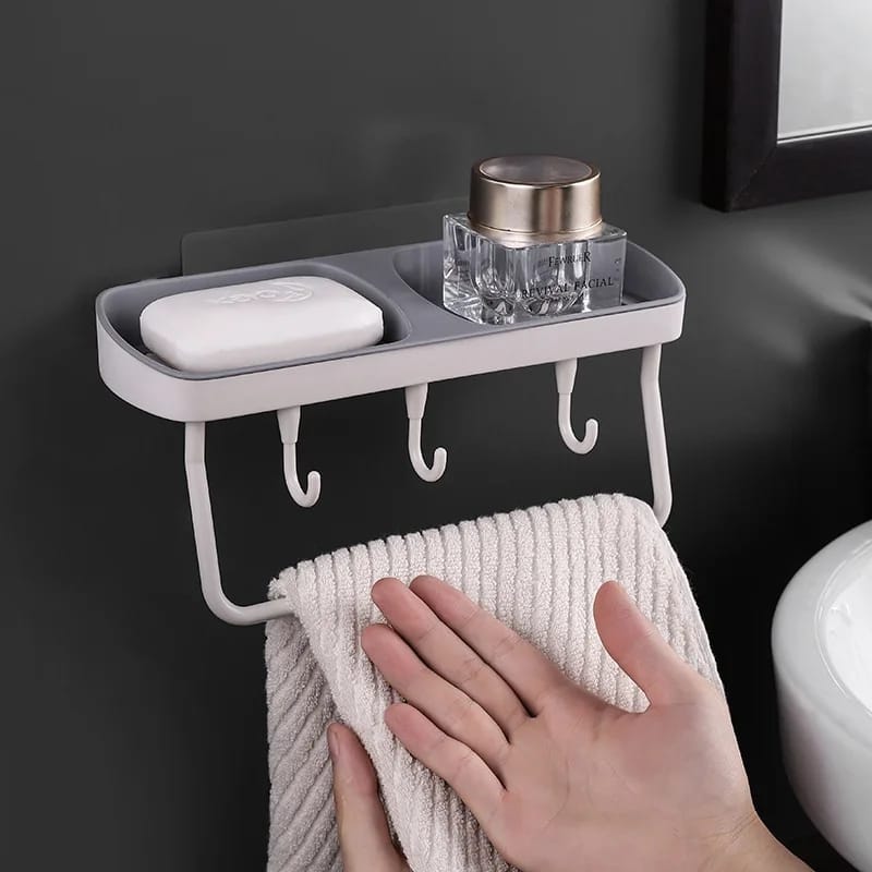 Double Walled Soap Holder with Hooks | Lead Free &  Eco-Friendly | Ideal for use in bathrooms, kitchens, or even laundry rooms.