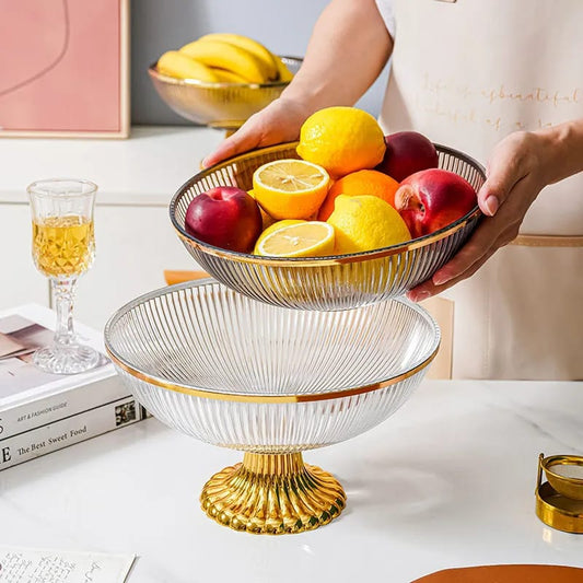 Elegant Multipurpose Fruit Bowl | 9.72 Inch Salad, Food, Pastry Serving Bowl