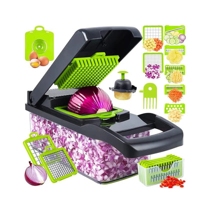 1.2L Vegetable Slicer with Drainer | MultiFunctional Kitchen Tool