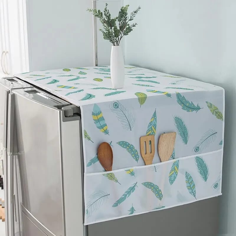 Refrigerator & Washing Machine Dustproof Cover | Washable PEVA Storage Bag | Household Organization Cover