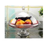 30cm Clear Acrylic Food Cover with Stand | Elegant Food Dome for Parties, Buffets, and Dining Table Protection