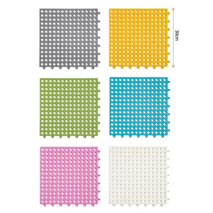 Waterproof Antislip Bathroom Mat | 30cm x 30cm | Reversible Design