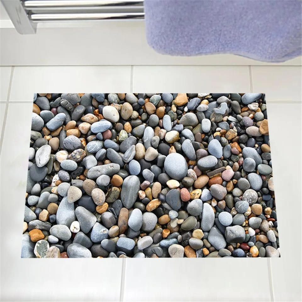 Antislip Bathroom Floor Mat | Diatomaceous Earth Moisture Absorbing Bath Mat