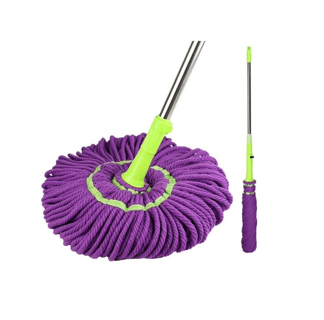 Self Wriggle Mop Stick | Automatic Twist Mop with Oversized Head