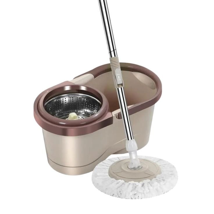 Metallic Magic Spin Mop | 360° Rotating Floor Cleaner | Ideal for cleaning all areas of your home, from living rooms and kitchens to bathrooms and hallways.