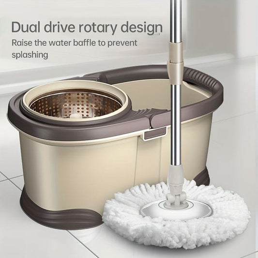 Metallic Magic Spin Mop | 360° Rotating Floor Cleaner | Ideal for cleaning all areas of your home, from living rooms and kitchens to bathrooms and hallways.