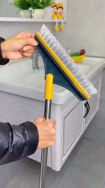 2 in 1 V-Shape Magic Broom and Squeegee | Efficient Floor Cleaner