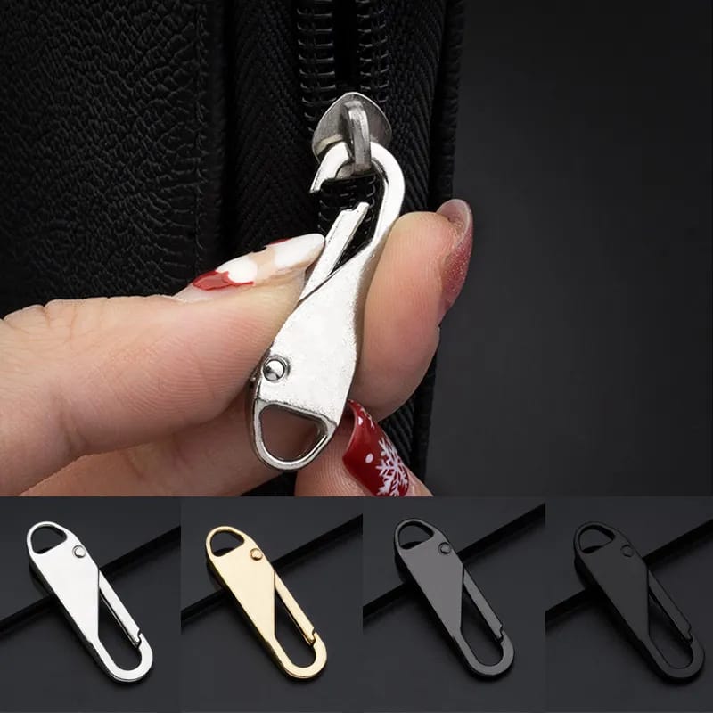 2pc Zipper Slider Puller Set | Instant Zipper Repair Tool for Bags, Suitcases, and DIY Projects | Zipper Slider Puller Instant Zipper Repair Tool | Easy Fix for Broken Zippers