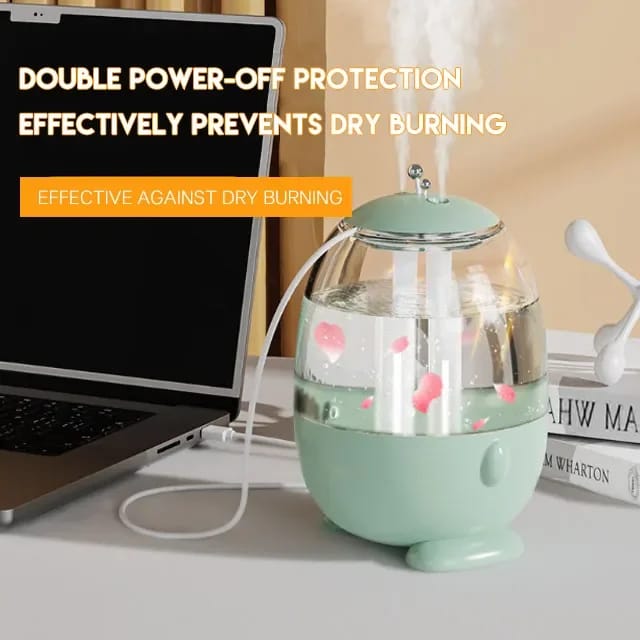 Cute Penguin Design Dual Spray 3L Ultrasonic Humidifier | USB-Powered