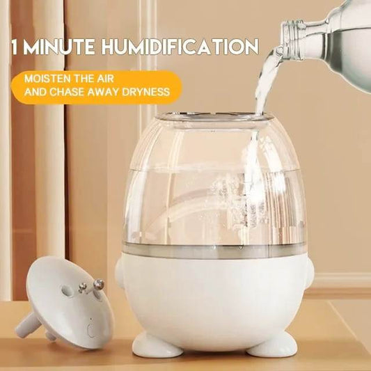 Cute Penguin Design Dual Spray 3L Ultrasonic Humidifier | USB-Powered