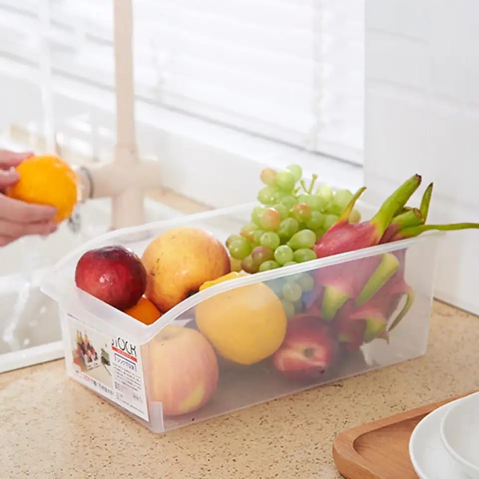 Furaha Finds Stackable Kitchen Refrigerator Drawer Storage Box 