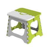 Foldable Compact Folding Stool Chair | Portable Collapsible Outdoor Fishing Stool | Thicken Plastic Telescopic Stool | Available in Khaki and Green