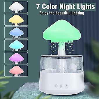 Bluetooth Speaker Rain Cloud Humidifier | 7 Color LED Essential Oil Diffuser