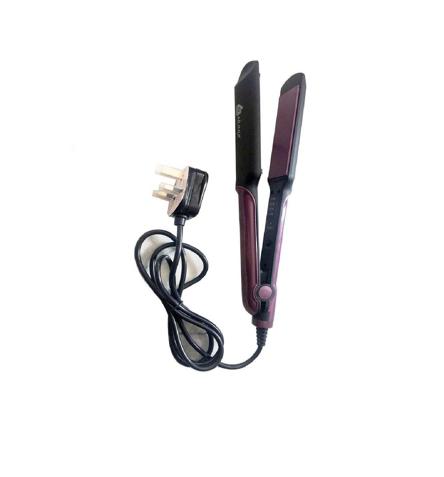 Mini Flat Iron Hair Straightener & Curling Iron | Portable High Quality Electric Comb with Max Temperature 750°F