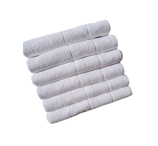 Top Quality White Luxury Towels | 100% Cotton | 90x175cm | Soft & Absorbent Bath Towels