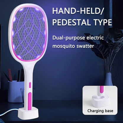 Electric Mosquito Killer Racket | Rechargeable Mosquito Swatter Racket with Custom PCBA Circuit Board for Effective Insect Elimination