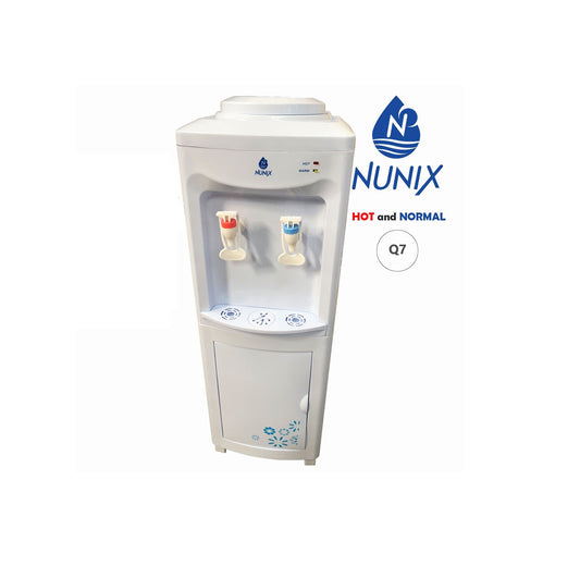 Nunix Hot and Normal Water Dispenser Q7 | Reliable Water Cooler for Home and Office