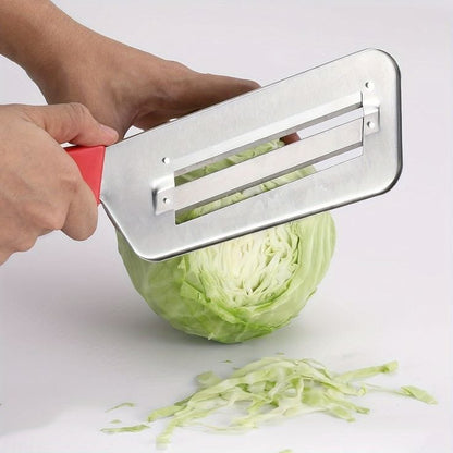 Stainless Steel Vegetable Shredder | Dual Blades with Non-Slip Handle for Easy Cutting