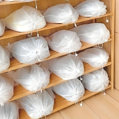 Non Woven Shoe Dust Covers | Protect Shoes from Sunlight, Dust, and Aging | MultiPurpose Shoe Storage Solution